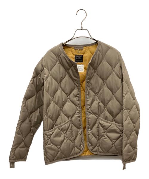 TAION（タイオン）TAION (タイオン) キルティングジャケット ブラウン サイズ:XSの古着・服飾アイテム