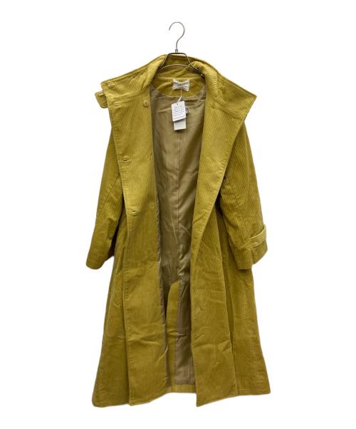 UNGRID（アングリッド）UNGRID (アングリッド) コート イエロー サイズ:S 未使用品の古着・服飾アイテム