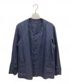 ANATOMICAアナトミカ）の古着「ステンカラーシャツ」｜ネイビー
