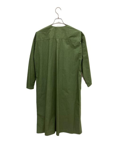 nest Robe（ネストローブ）nest Robe (ネストローブ) 長袖ワンピース グリーン サイズ:不明の古着・服飾アイテム