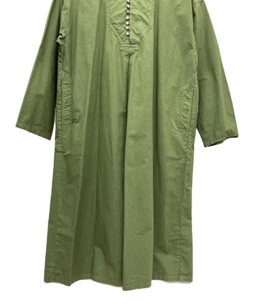 nest Robe（ネストローブ）nest Robe (ネストローブ) 長袖ワンピース グリーン サイズ:不明の古着・服飾アイテム
