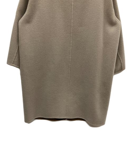 LE GLAZIK（ル グラジック）LE GLAZIK (ル グラジック) ウールリバーリバーシブルコート ブラウン サイズ:36の古着・服飾アイテム