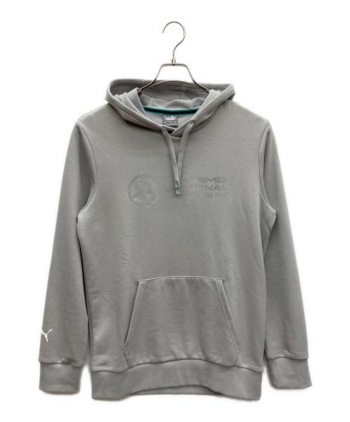 PUMA（プーマ）PUMA (プーマ) Mercedes Benz (メルセデスベンツ) プルオーバーパーカー グレー サイズ:US　S 未使用品の古着・服飾アイテム