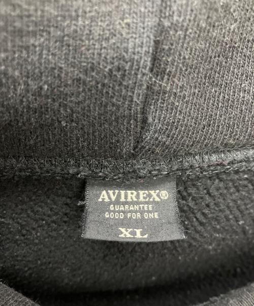 AVIREX（アヴィレックス）AVIREX (アヴィレックス) プルオーバーパーカー ブラック サイズ:XLの古着・服飾アイテム