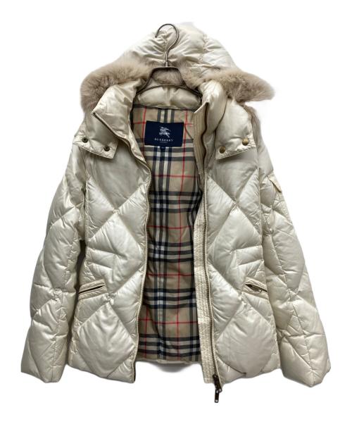 BURBERRY LONDON（バーバリーロンドン）BURBERRY LONDON (バーバリーロンドン) ダウンコート ホワイト サイズ:38の古着・服飾アイテム