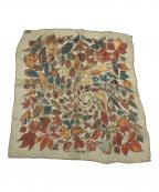 HERMESエルメス）の古着「カレ45 Tourbillon」｜ベージュ