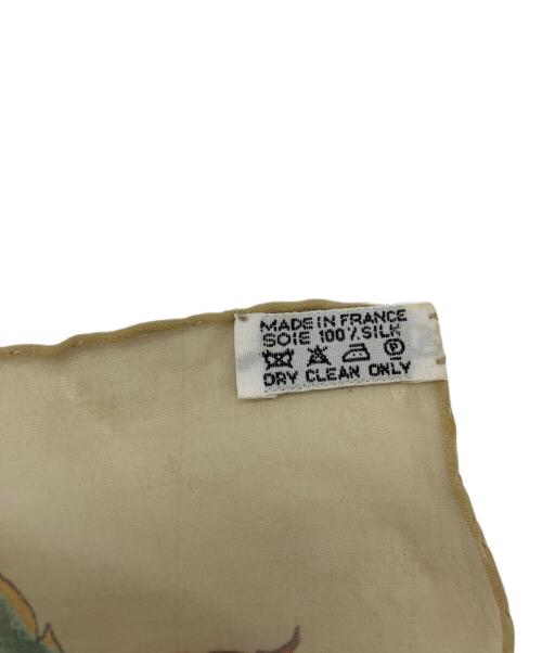 HERMES（エルメス）HERMES (エルメス) カレ45 Tourbillon ベージュの古着・服飾アイテム