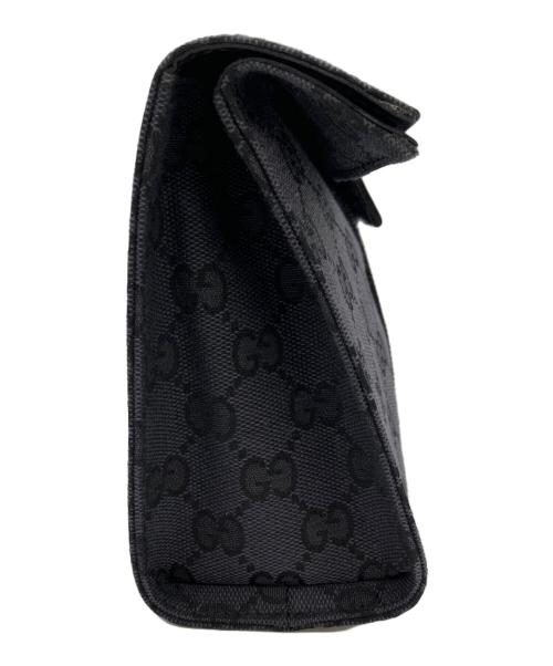 GUCCI（グッチ）GUCCI (グッチ) GGキャンバスポーチ ブラックの古着・服飾アイテム