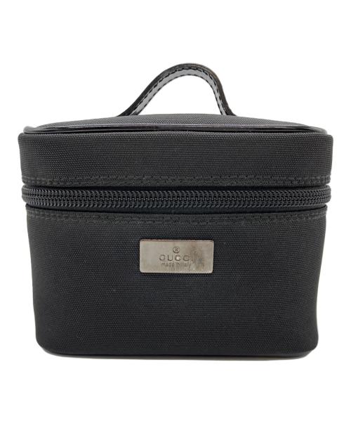 GUCCI（グッチ）GUCCI (グッチ) バニティポーチ ブラックの古着・服飾アイテム
