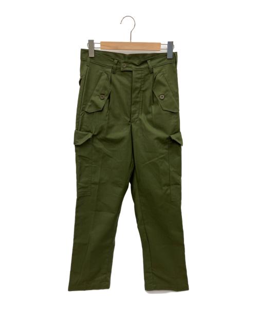 NO BRAND（ノーブランド）NO BRAND (ノーブランド) ユーティリティパンツ スウェーデン軍 グリーン サイズ:SIZE C44 (W約76cm)の古着・服飾アイテム