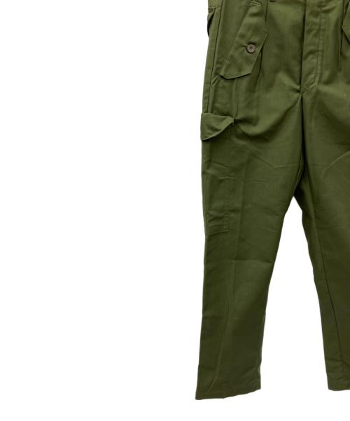 NO BRAND（ノーブランド）NO BRAND (ノーブランド) ユーティリティパンツ スウェーデン軍 グリーン サイズ:SIZE C44 (W約76cm)の古着・服飾アイテム