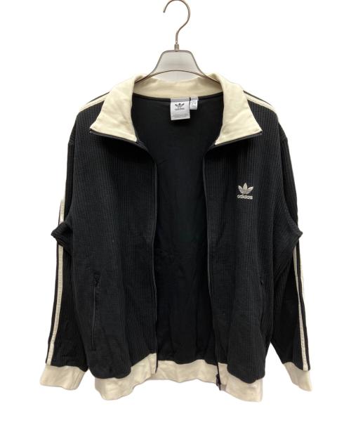 adidas（アディダス）adidas (アディダス) ワッフルクラシックトラックトップ ブラック サイズ:2XLの古着・服飾アイテム