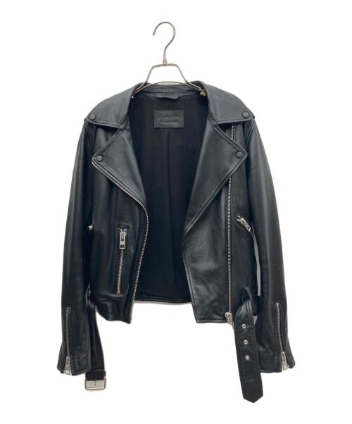 ALL SAINTS（オールセインツ）ALL SAINTS (オールセインツ) レザーバイカージャケット ブラック サイズ:40の古着・服飾アイテム