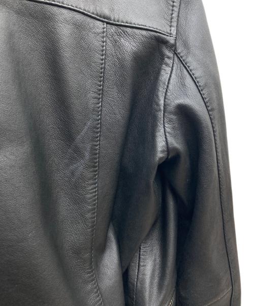 ALL SAINTS（オールセインツ）ALL SAINTS (オールセインツ) レザーバイカージャケット ブラック サイズ:40の古着・服飾アイテム