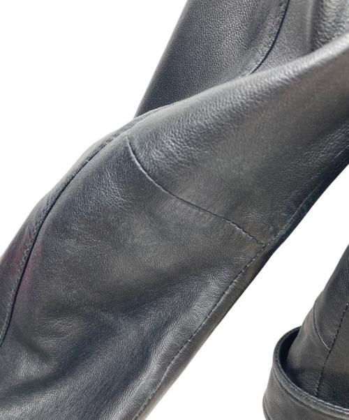 ALL SAINTS（オールセインツ）ALL SAINTS (オールセインツ) レザーバイカージャケット ブラック サイズ:40の古着・服飾アイテム