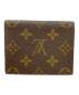 LOUIS VUITTON (ルイ ヴィトン) モノグラム アンヴェロップ・カルト・ドゥ・ヴィジット：15000円