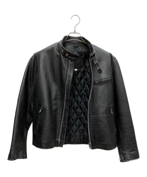 AMERICAN NOSTALGIA（アメリカンノスタルジア）AMERICAN NOSTALGIA (アメリカンノスタルジア) シングルライダースジャケット ブラック サイズ:XLの古着・服飾アイテム