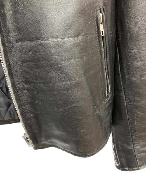 AMERICAN NOSTALGIA（アメリカンノスタルジア）AMERICAN NOSTALGIA (アメリカンノスタルジア) シングルライダースジャケット ブラック サイズ:XLの古着・服飾アイテム