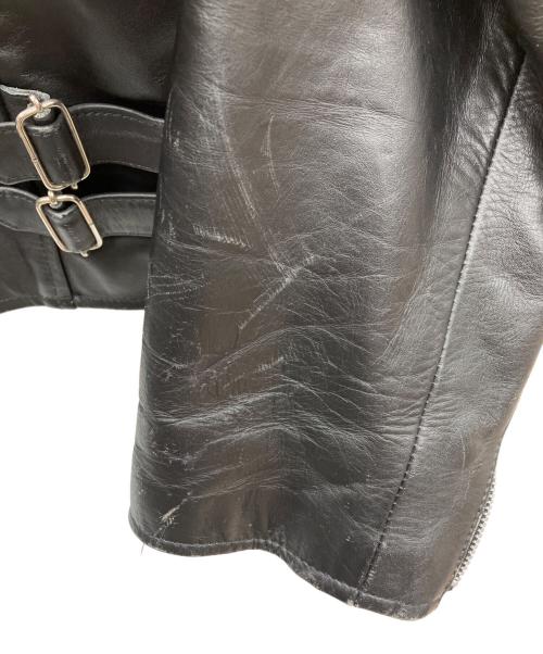 AMERICAN NOSTALGIA（アメリカンノスタルジア）AMERICAN NOSTALGIA (アメリカンノスタルジア) シングルライダースジャケット ブラック サイズ:XLの古着・服飾アイテム