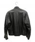 AMERICAN NOSTALGIA (アメリカンノスタルジア) シングルライダースジャケット ブラック サイズ:XL：8000円