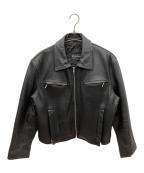 Wind Armorウィンドアーマー）の古着「レザージャケット」｜ブラック