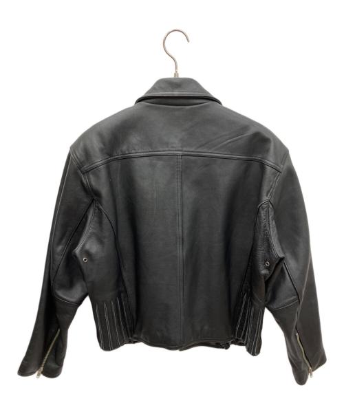 Wind Armor（ウィンドアーマー）Wind Armor (ウィンドアーマー) レザージャケット ブラック サイズ:Ｌの古着・服飾アイテム