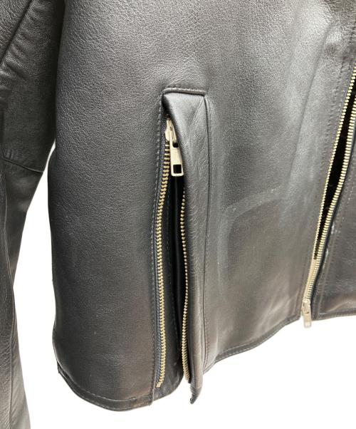 Wind Armor（ウィンドアーマー）Wind Armor (ウィンドアーマー) レザージャケット ブラック サイズ:Ｌの古着・服飾アイテム