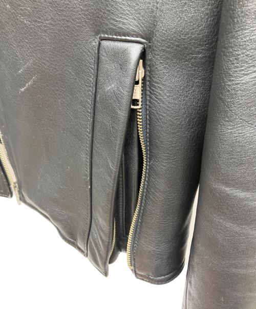 Wind Armor（ウィンドアーマー）Wind Armor (ウィンドアーマー) レザージャケット ブラック サイズ:Ｌの古着・服飾アイテム