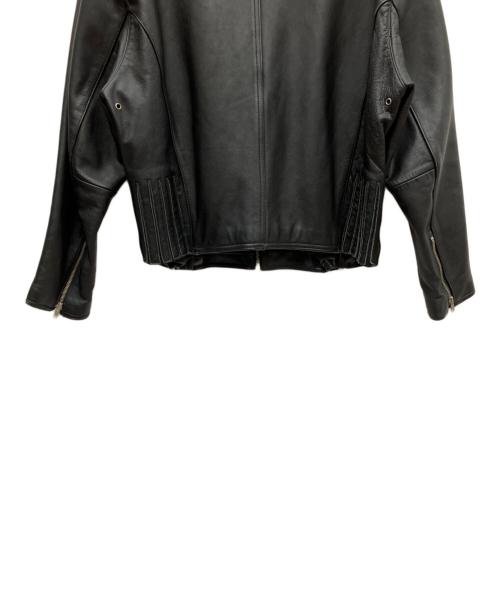 Wind Armor（ウィンドアーマー）Wind Armor (ウィンドアーマー) レザージャケット ブラック サイズ:Ｌの古着・服飾アイテム