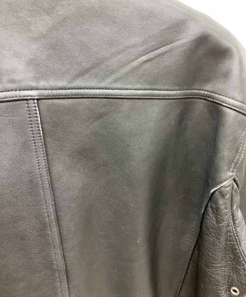 Wind Armor（ウィンドアーマー）Wind Armor (ウィンドアーマー) レザージャケット ブラック サイズ:Ｌの古着・服飾アイテム