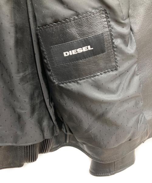 DIESEL（ディーゼル）DIESEL (ディーゼル) ダブルライダースジャケット ブラック サイズ:XSの古着・服飾アイテム