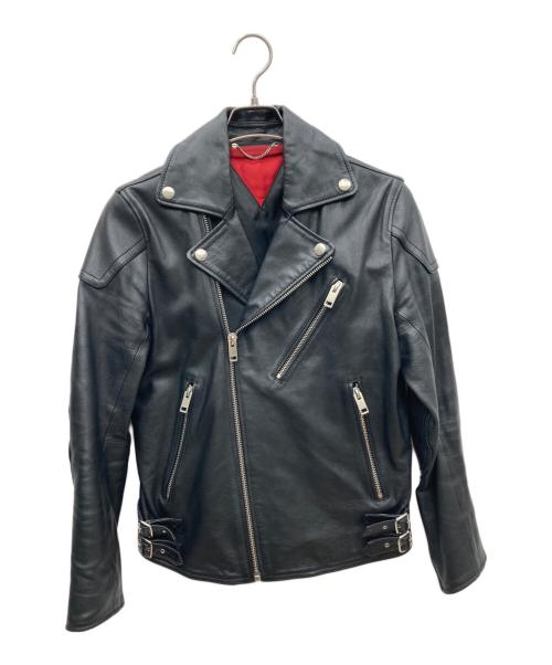 DIESEL（ディーゼル）DIESEL (ディーゼル) ダブルライダースジャケット ブラック サイズ:XSの古着・服飾アイテム
