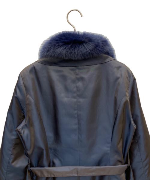 M'S GRACY（エムズグレイシー）M'S GRACY (エムズグレイシー) ライナー付コート ネイビー サイズ:38の古着・服飾アイテム