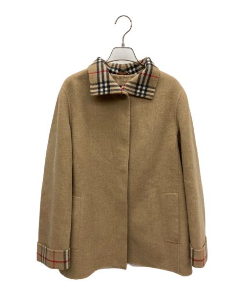BURBERRY LONDON（バーバリーロンドン）BURBERRY LONDON (バーバリーロンドン) ウールカシミヤコート ベージュ サイズ:SIZE 11の古着・服飾アイテム