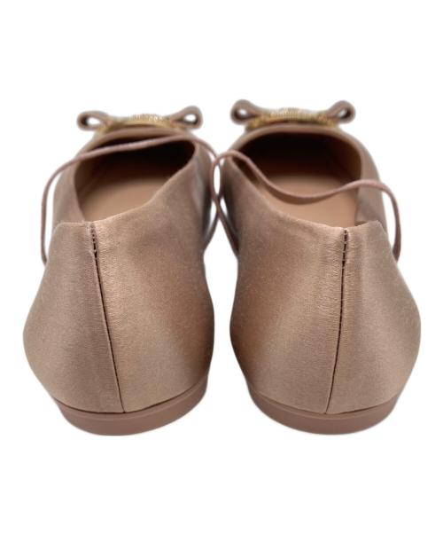 Ferragamo（フェラガモ）Ferragamo (フェラガモ) バレリーナシューズ ピンク サイズ:SIZE 6の古着・服飾アイテム