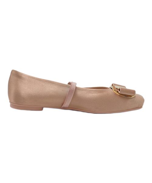 Ferragamo（フェラガモ）Ferragamo (フェラガモ) バレリーナシューズ ピンク サイズ:SIZE 6の古着・服飾アイテム