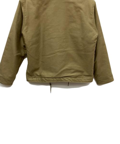 HOUSTON（ヒューストン）HOUSTON (ヒューストン) デッキジャケット カーキ サイズ:Sの古着・服飾アイテム