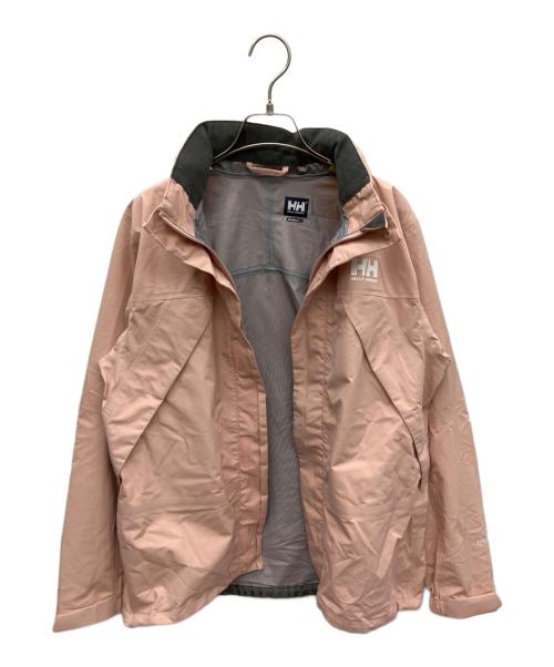 HELLY HANSEN（ヘリーハンセン）HELLY HANSEN (ヘリーハンセン) ヘリー レインスーツ ジャケット ピンク サイズ:Lの古着・服飾アイテム