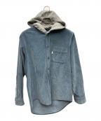 Aime Leon Doreエメ レオン ドレ）の古着「切替パーカー」｜ブルー×グレー