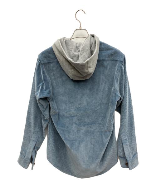 Aime Leon Dore（エメ レオン ドレ）Aime Leon Dore (エメ レオン ドレ) 切替パーカー ブルー×グレー サイズ:Sの古着・服飾アイテム