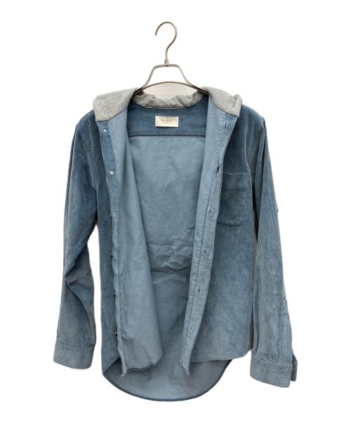 Aime Leon Dore（エメ レオン ドレ）Aime Leon Dore (エメ レオン ドレ) 切替パーカー ブルー×グレー サイズ:Sの古着・服飾アイテム