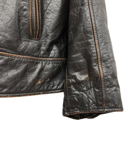 MARC NEW YORK（マークニューヨーク）MARC NEW YORK (マークニューヨーク) レザージャケット ブラック サイズ:XLの古着・服飾アイテム