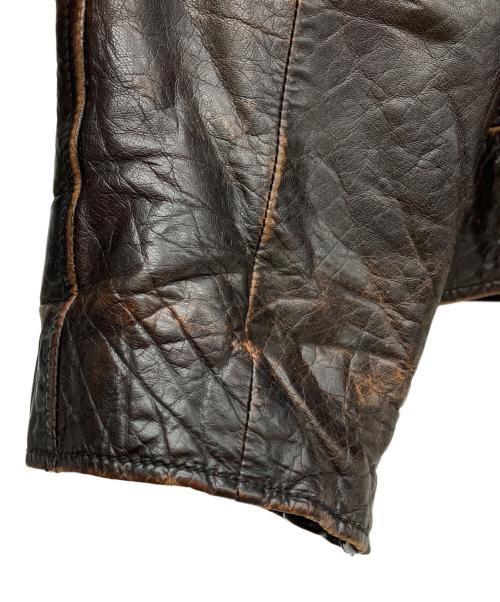 MARC NEW YORK（マークニューヨーク）MARC NEW YORK (マークニューヨーク) レザージャケット ブラック サイズ:XLの古着・服飾アイテム