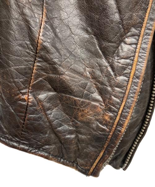 MARC NEW YORK（マークニューヨーク）MARC NEW YORK (マークニューヨーク) レザージャケット ブラック サイズ:XLの古着・服飾アイテム