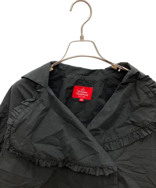 Vivienne Westwood RED LABEL（ヴィヴィアンウエストウッドレッドレーベル）Vivienne Westwood RED LABEL (ヴィヴィアンウエストウッドレッドレーベル) フリルビッグカラージャケット ブラック サイズ:SIZE 00の古着・服飾アイテム