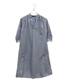 TATRAS（タトラス）の古着「長袖ワンピース」｜ブルー