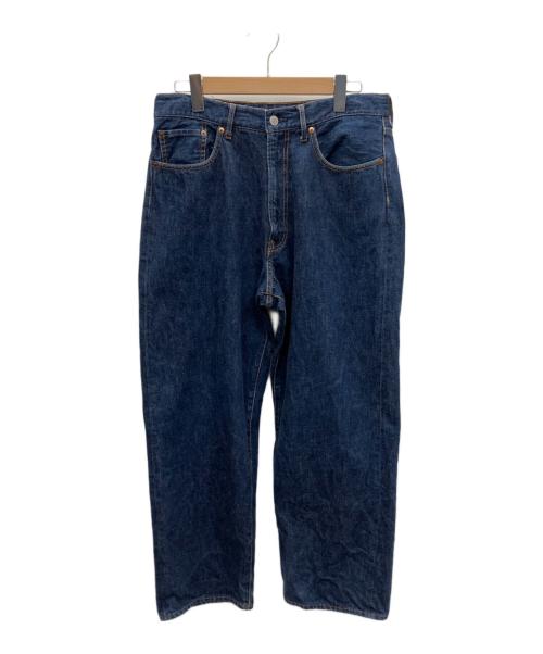 BEAMS（ビームス）BEAMS (ビームス) ワイドフィットデニムパンツ インディゴ サイズ:Mの古着・服飾アイテム