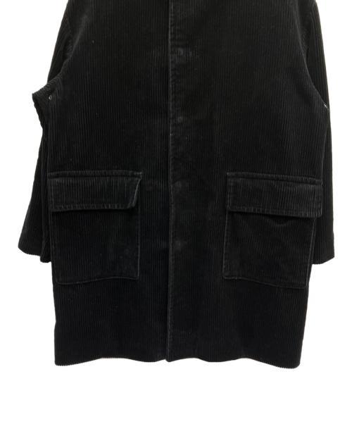 BEAUTY&YOUTH（ビューティーアンドユース）BEAUTY&YOUTH (ビューティーアンドユース) コーデュロイコート ブラック サイズ:Ｌの古着・服飾アイテム