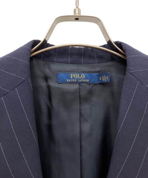 POLO RALPH LAUREN（ポロ・ラルフローレン）POLO RALPH LAUREN (ポロ・ラルフローレン) 2Bテーラードジャケット ネイビー サイズ:2の古着・服飾アイテム