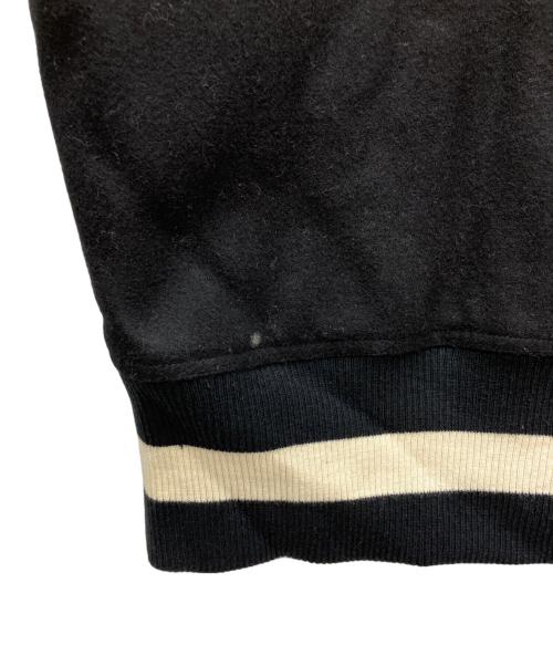 MOBSTYLES（モブスタイル）MOBSTYLES (モブスタイル) スタジャン ブラック×ホワイト サイズ:Mの古着・服飾アイテム